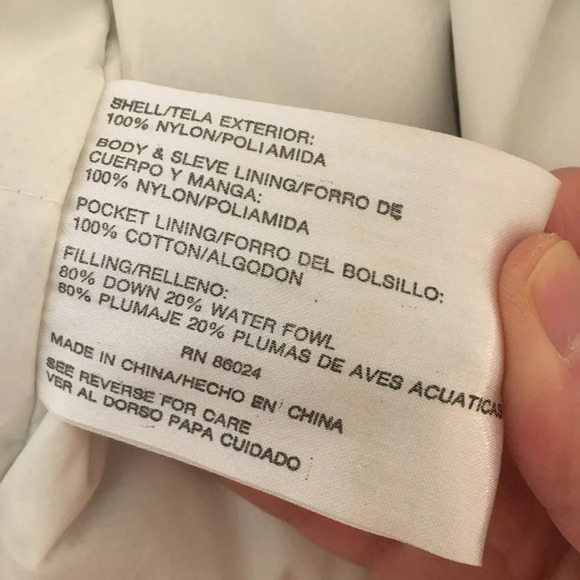 Vintage PERRY ELLIS AMERICA SPELL OUT DOWN JACKET - Picture 7 of 8